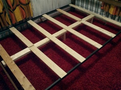 diy stop metal box spring from slipping off frame|box spring slips off frame.